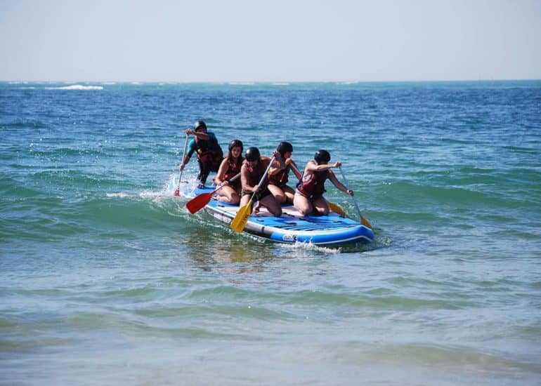 Wave rafting Arcachon Bay